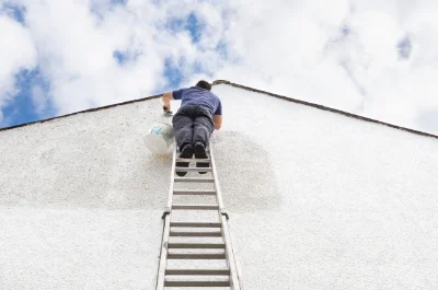 Peinture extérieure au Tremblois — façades et ravalement